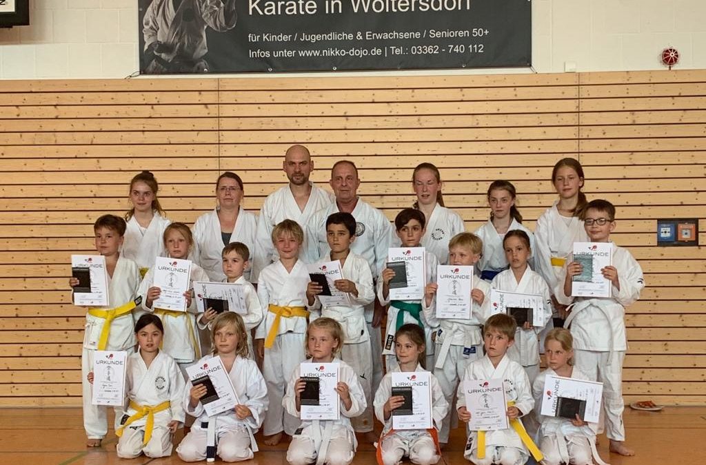 Kyu Prüfungen im Nikko Dojo