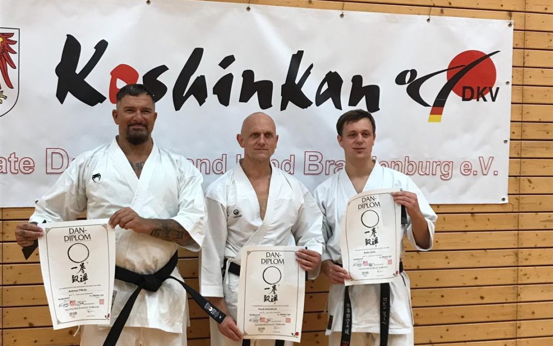 DAN-Prüfungen 2019 in Woltersdorf